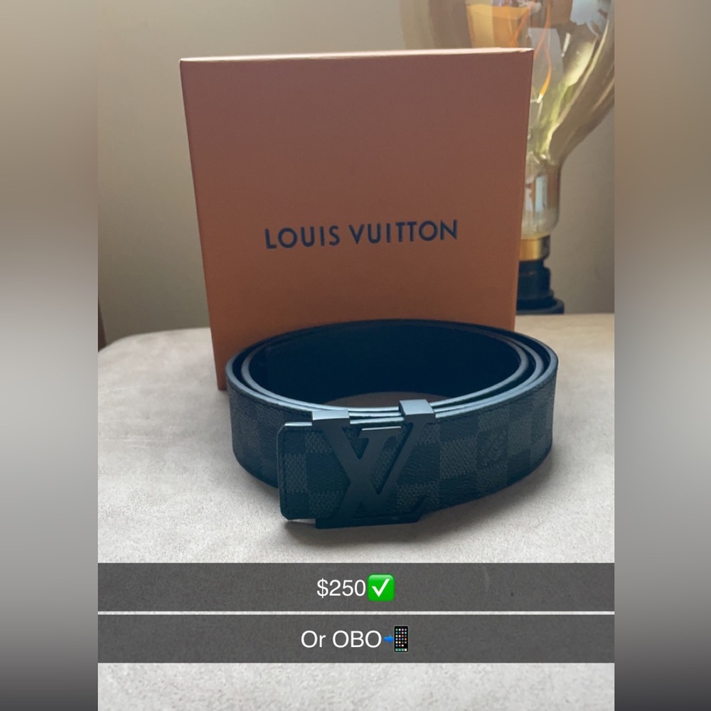 Louis Vuitton belt black